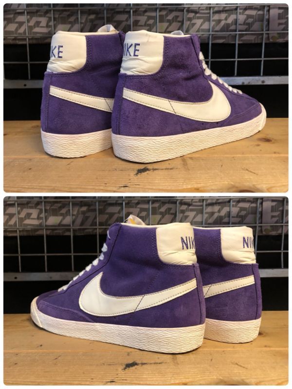 画像: 【34225-2414】NIKE　BLAZER HI SUEDE VINTAGE　（パープル/ホワイト）　USED