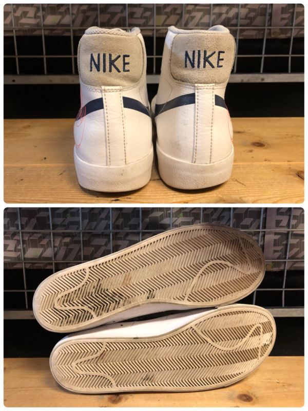 画像: 【33875-2420】NIKE　BLAZER MID 77 VINTAGE　（ホワイト/ネイビー/レッド）　USED