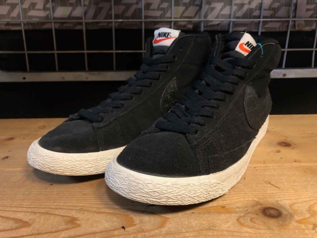 画像1: 【33412-2417】NIKE　BLAZER MID PRM VNTG　（ブラック/ブラック）　USED (1)