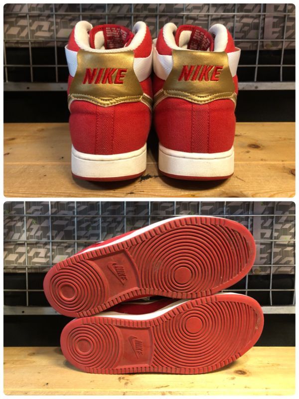 画像: 【34273-2421】NIKE　VANDAL CVS HIGH　（レッド/ゴールド）　USED