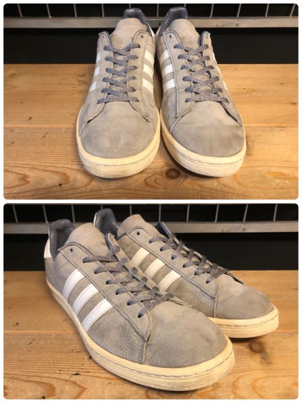 画像: 【33343-2436】adidas　CAMPUS 80s JP VINTAGE PACK　（グレー/ホワイト）　USED