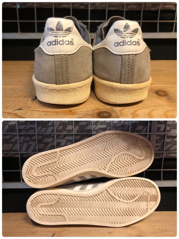 画像: 【33343-2436】adidas　CAMPUS 80s JP VINTAGE PACK　（グレー/ホワイト）　USED