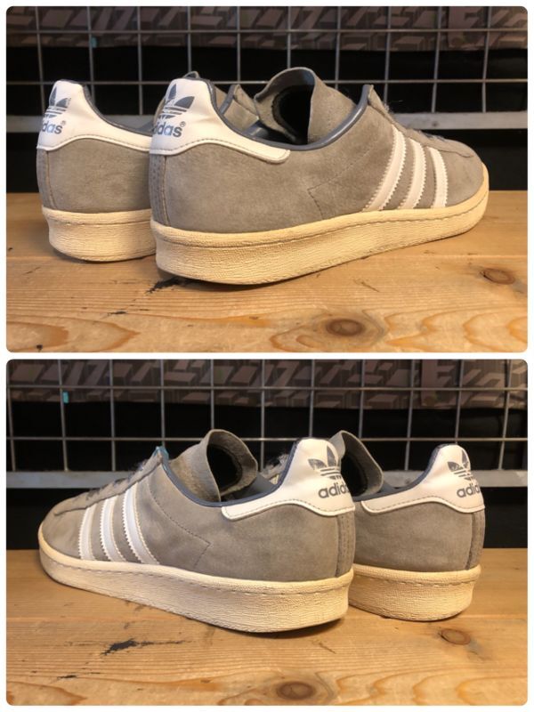 画像: 【33343-2436】adidas　CAMPUS 80s JP VINTAGE PACK　（グレー/ホワイト）　USED