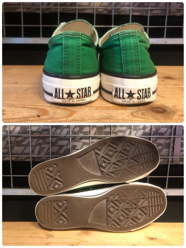 画像: 【34455-2465】converse　ALL STAR J OX　（グリーン）　USED