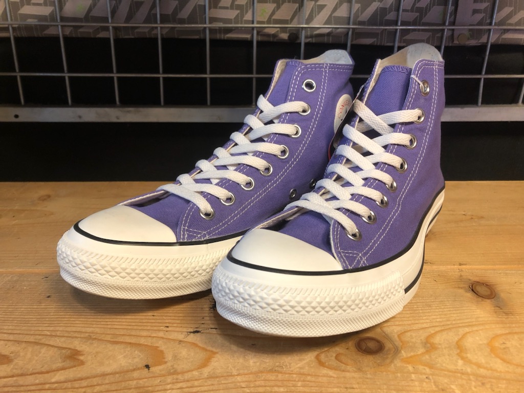 画像1: 【34512-2483】converse　ALL STAR WASHEDCANVAS HI　（パープル）　新品 (1)