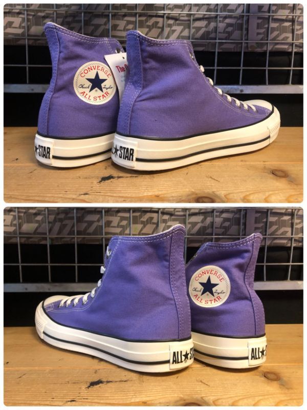 画像: 【34512-2483】converse　ALL STAR WASHEDCANVAS HI　（パープル）　新品