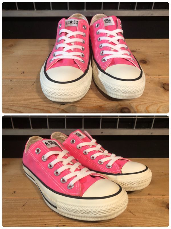 画像: 【34818-2523】converse ALL STAR OX （ネオンピンク）　USED