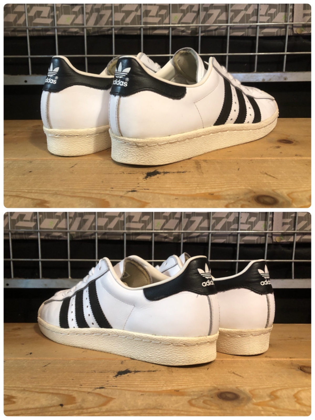 画像: 【34845-2533】adidas　SUPER STAR 80ｓ　（ホワイト/ブラック）　USED