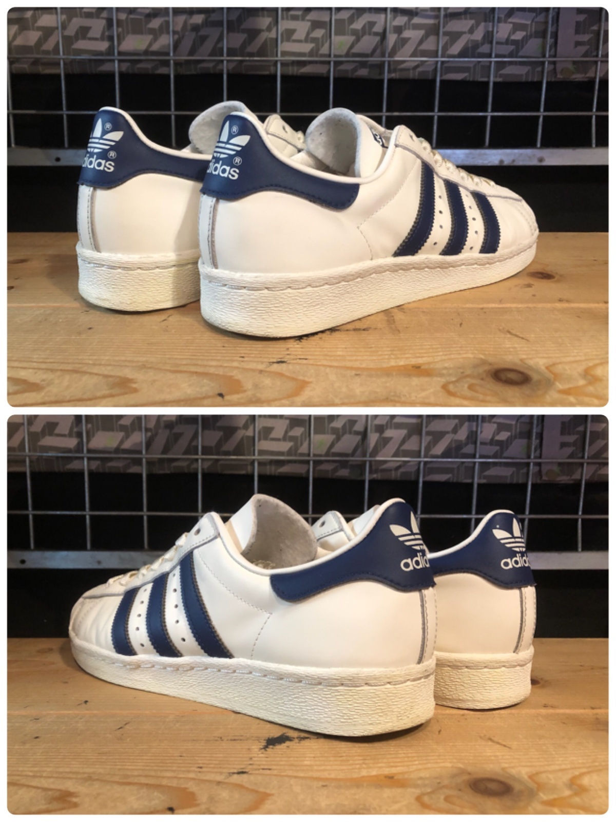 画像: 【34853-2532】adidas　SUPER STAR 82　（ホワイト/ダークブルー）　USED