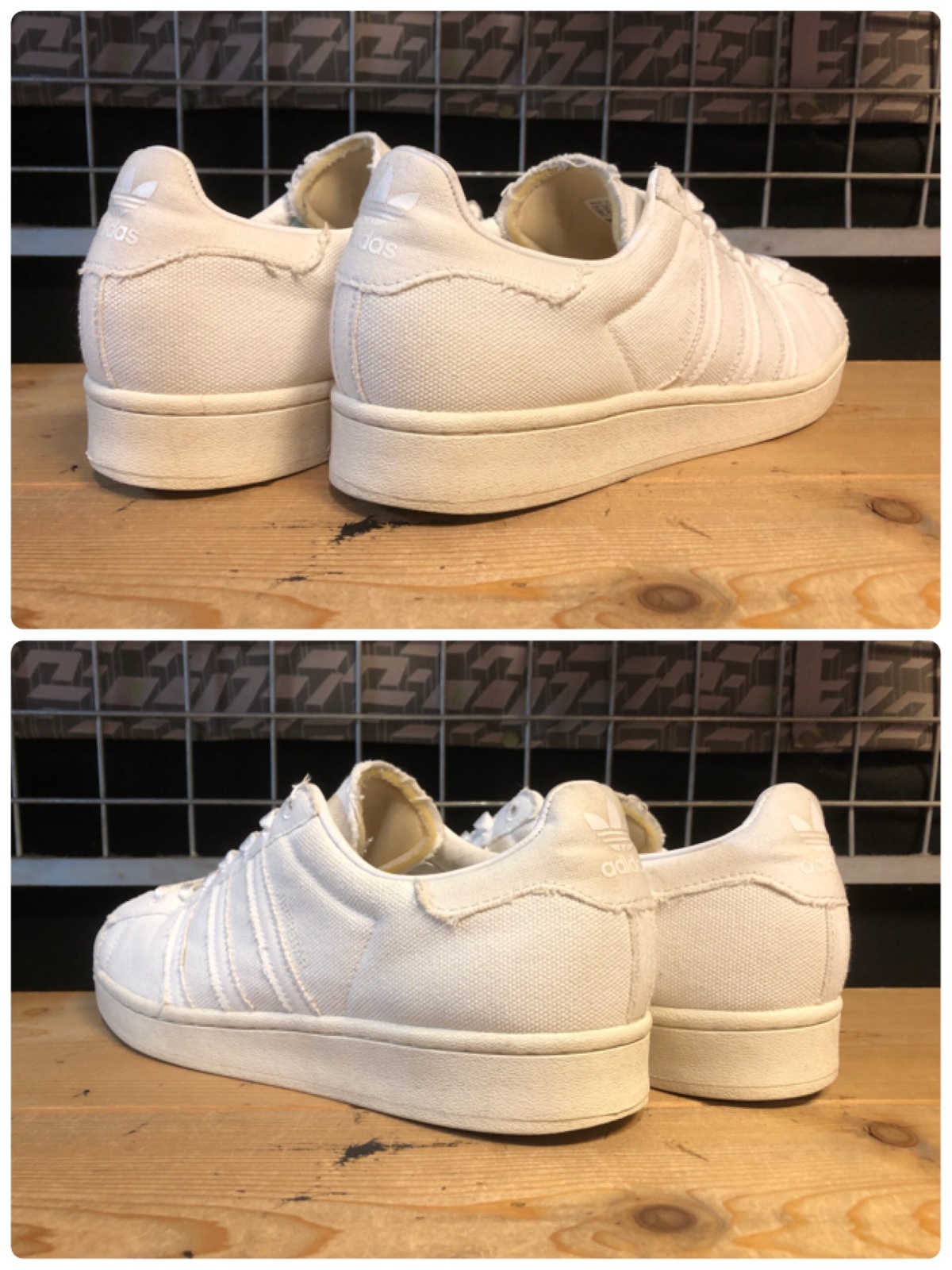 画像: 【34691-2531】adidas　SUPER STAR CANVAS　（ホワイト）　USED