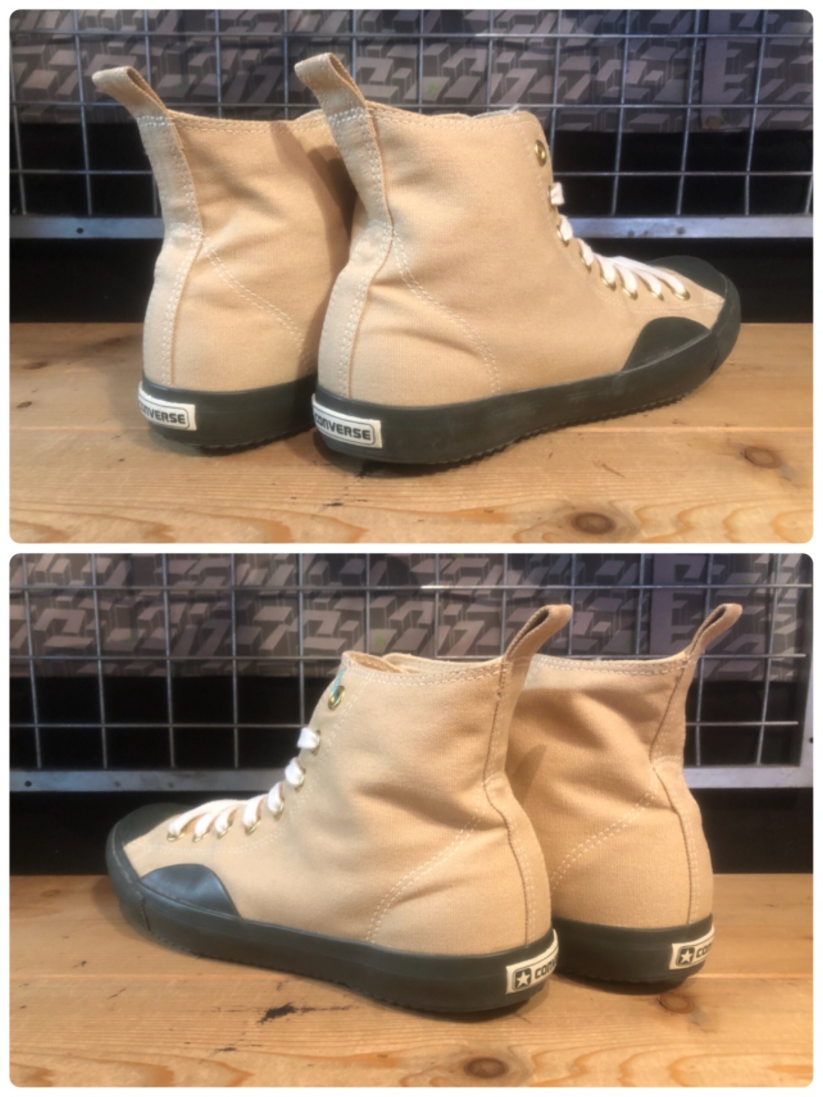 画像: 【34898-2543】converse×UNITED ARROWS　H-CL U HI　（ベージュ）　USED