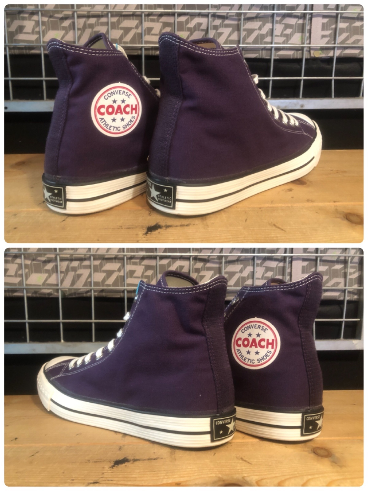 画像: 【34932-2541】converse　ADDICT COACH CANVAS HI　（パープル）　新品