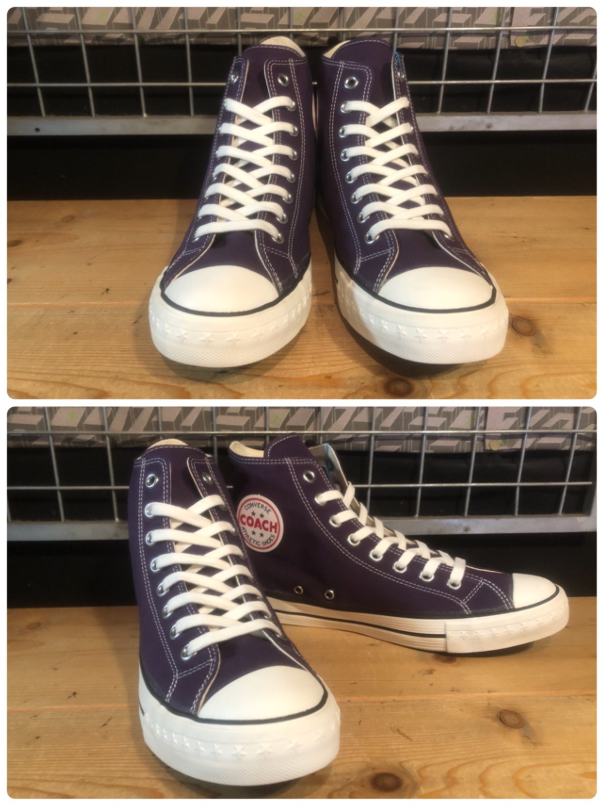 画像: 【34932-2541】converse　ADDICT COACH CANVAS HI　（パープル）　新品