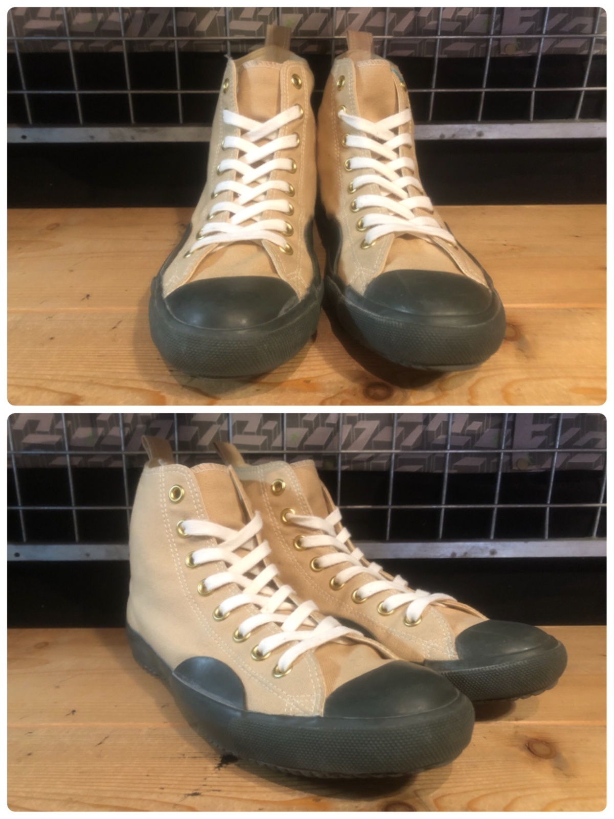 画像: 【34898-2543】converse×UNITED ARROWS　H-CL U HI　（ベージュ）　USED