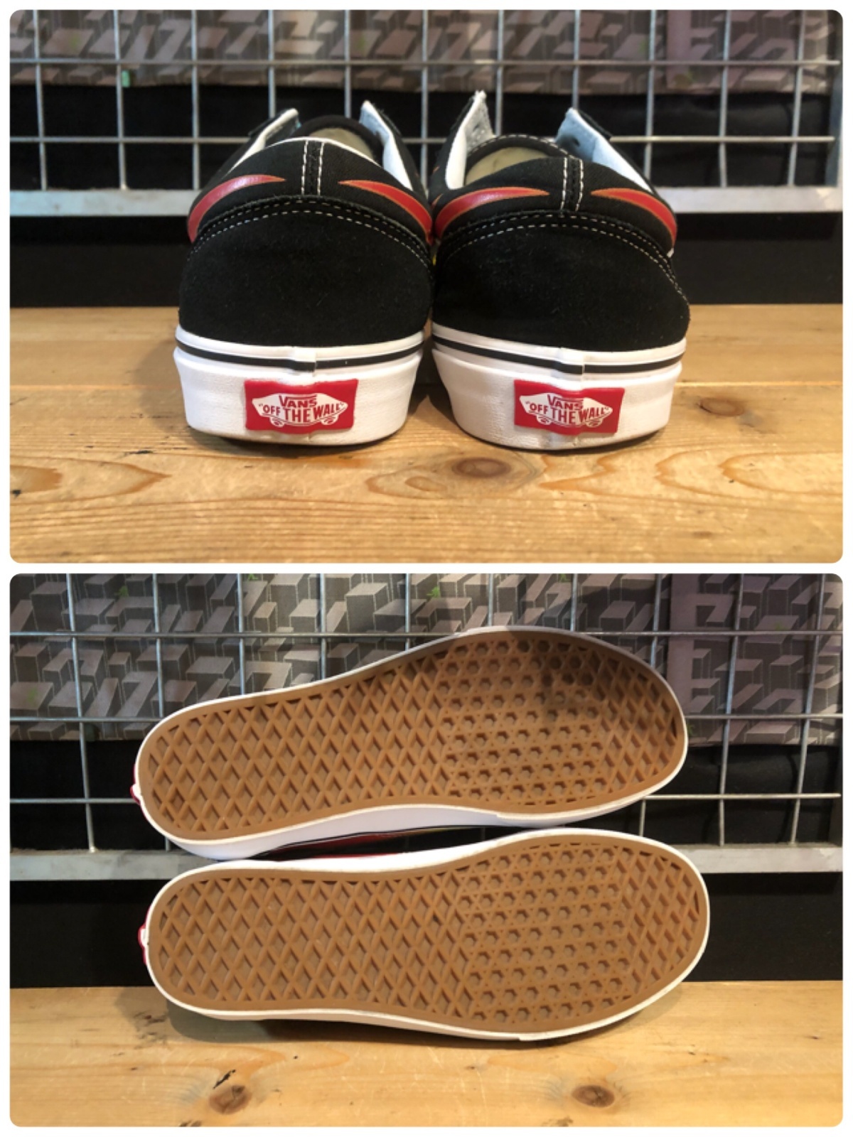 画像: 【35150-2546】VANS　OLD SKOOL FLAME　（ブラック）　USED