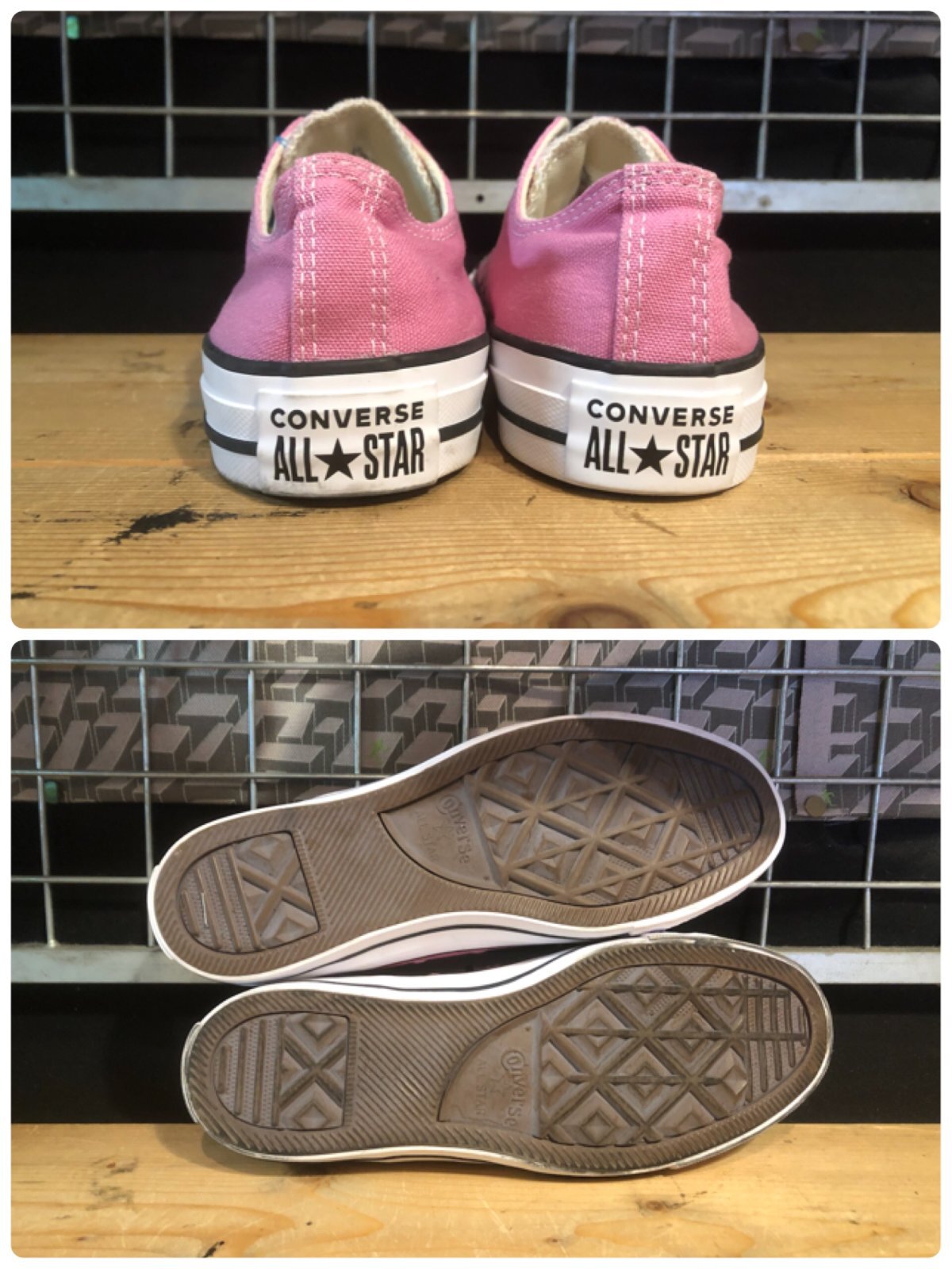 画像: 【35393-2607】converse　ALL STAR OX　（ピンク）　USED