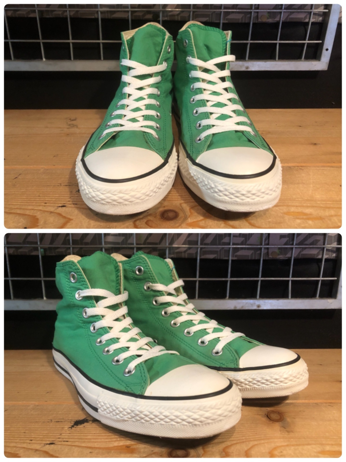 画像: 【35064-2608】converse　ALL STAR HI　（グリーン）　USED