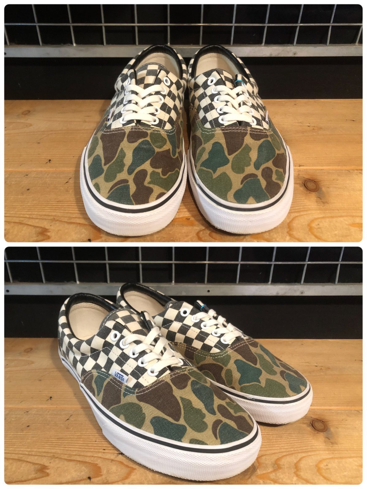画像: 【35553-2619】VANS　ERA VANDOREN　（チェック/カモフラージュ）　USED