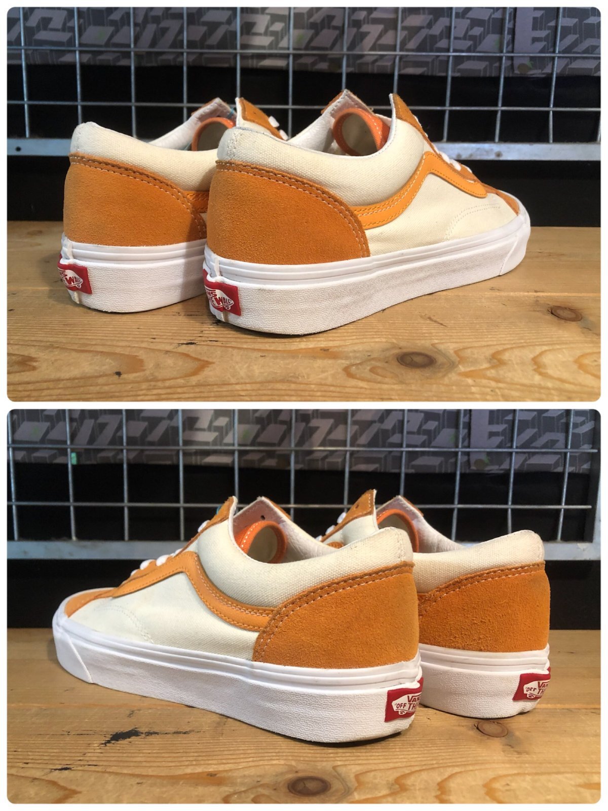 画像: 【35554-2617】VANS　OLD SKOOL　（ナチュラル/オレンジ）　USED