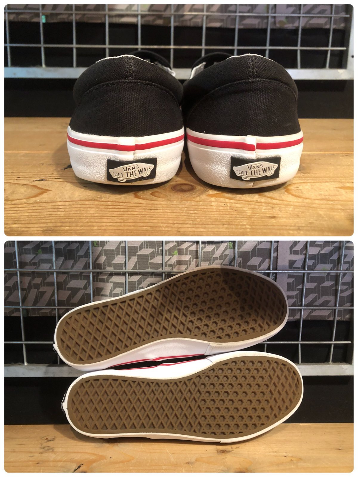 画像: 【25555-2623】VANS×THRASHER　SLIP-ON PRO　（ブラック）　USED