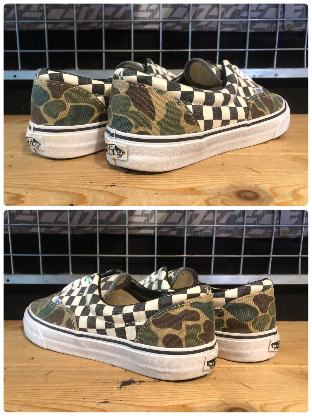 画像: 【35553-2619】VANS　ERA VANDOREN　（チェック/カモフラージュ）　USED
