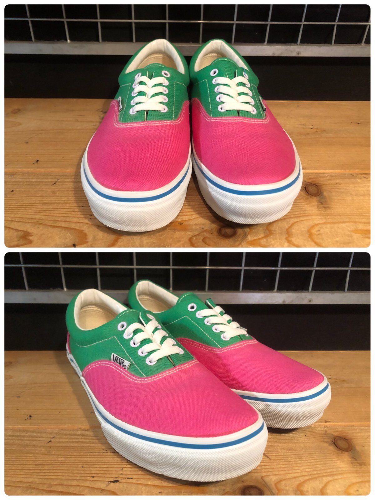 画像: 【35532-2620】VANS　ERA　（グリーン/ピンク）　USED