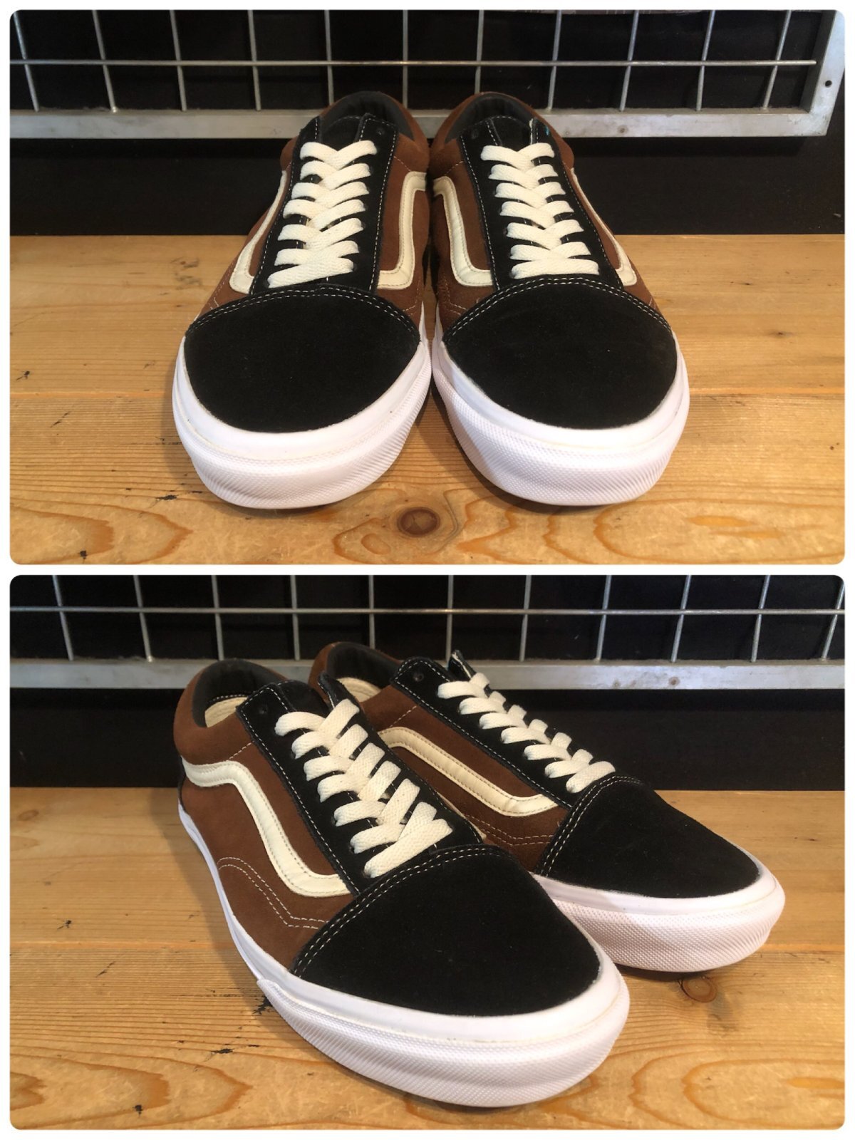 画像: 【35489-2618】VANS　OLD SKOOL SUEDE　（ブラウン/ブラック/ホワイト）　USED