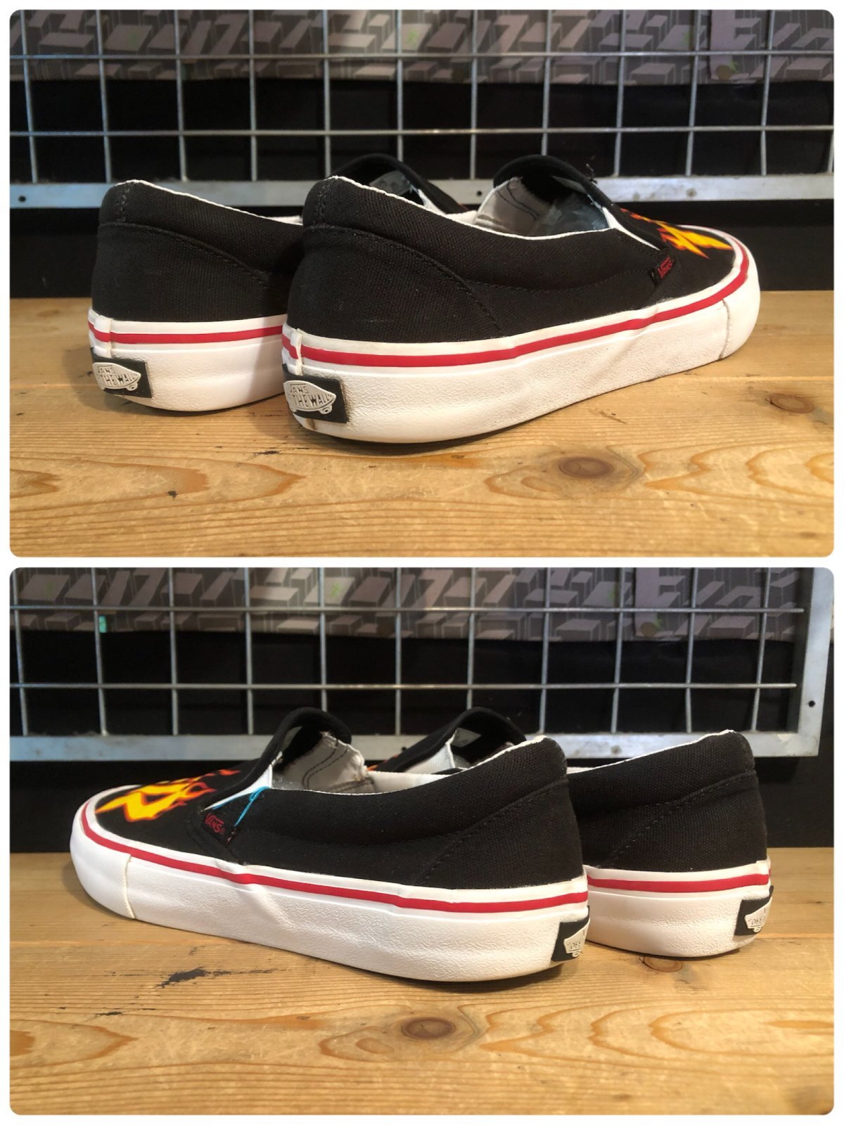 画像: 【25555-2623】VANS×THRASHER　SLIP-ON PRO　（ブラック）　USED