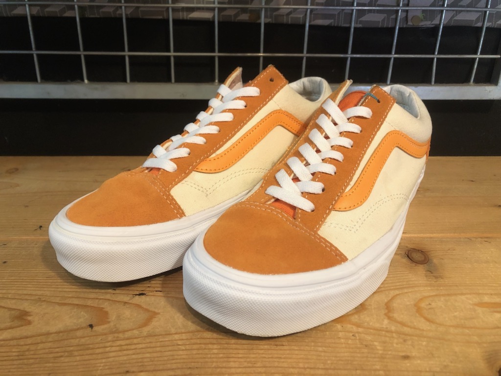 画像1: 【35554-2617】VANS　OLD SKOOL　（ナチュラル/オレンジ）　USED (1)