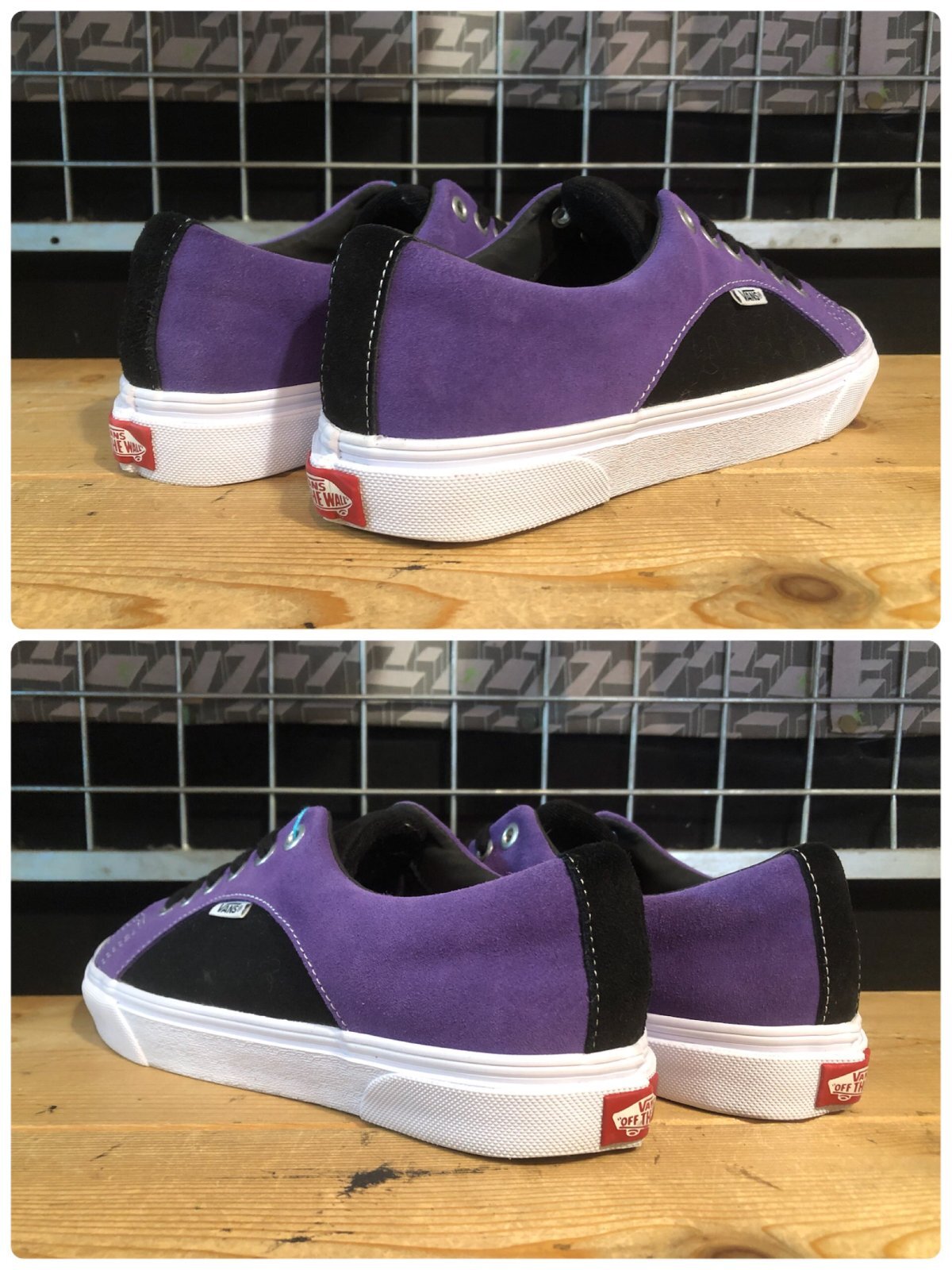 画像: 【35531-2615】VANS　LAMPIN　（ブラック/パープル）　USED