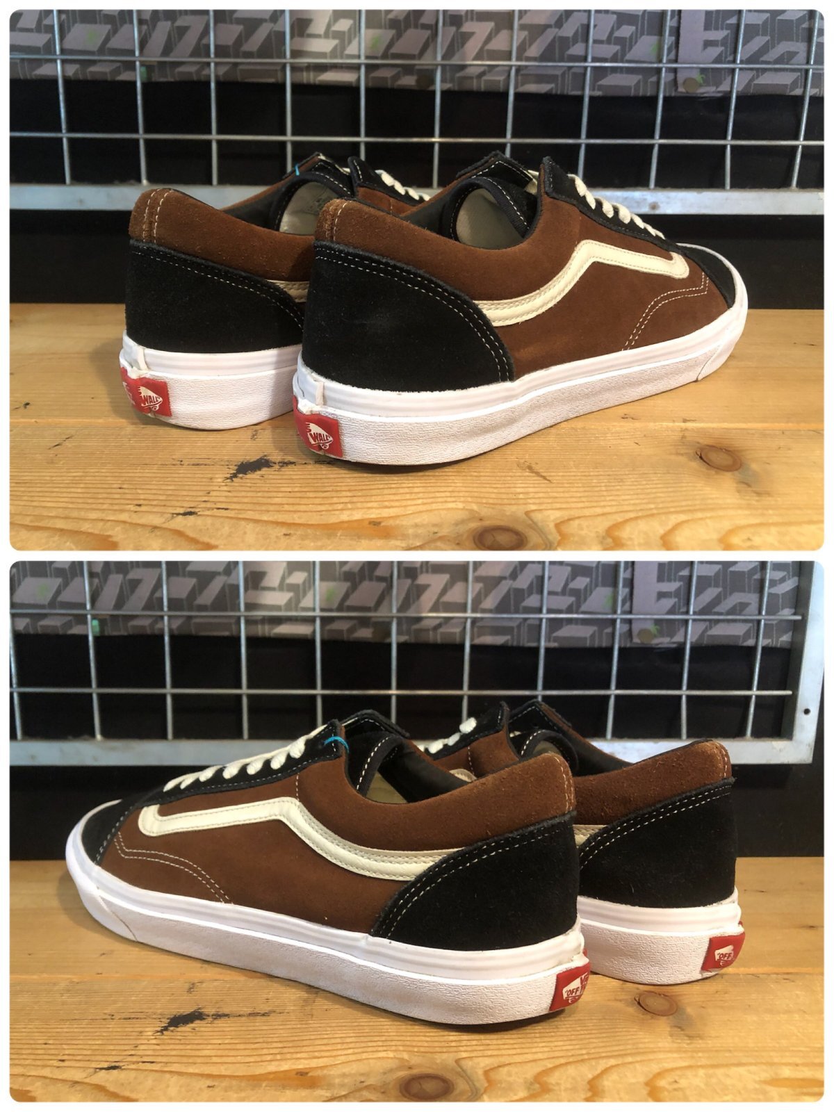 画像: 【35489-2618】VANS　OLD SKOOL SUEDE　（ブラウン/ブラック/ホワイト）　USED