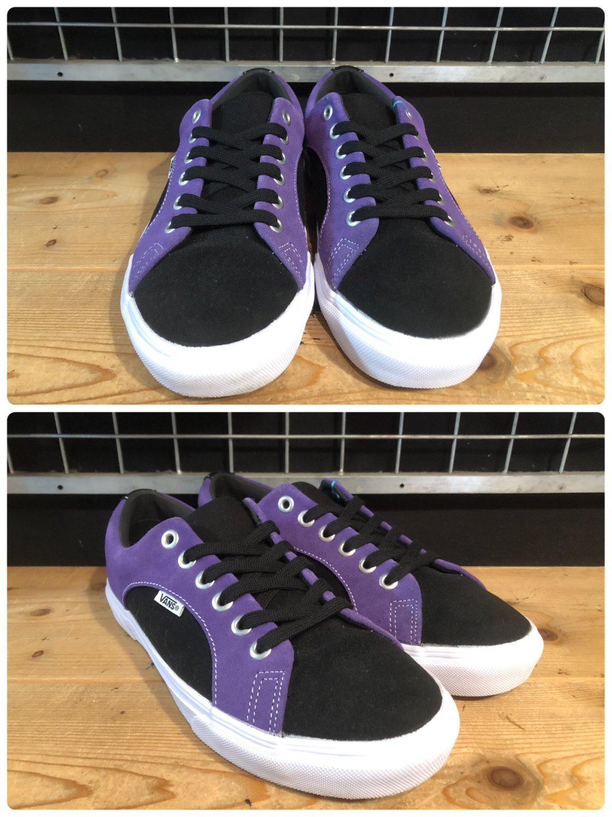 画像: 【35531-2615】VANS　LAMPIN　（ブラック/パープル）　USED