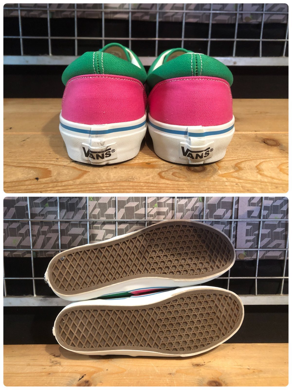 画像: 【35532-2620】VANS　ERA　（グリーン/ピンク）　USED