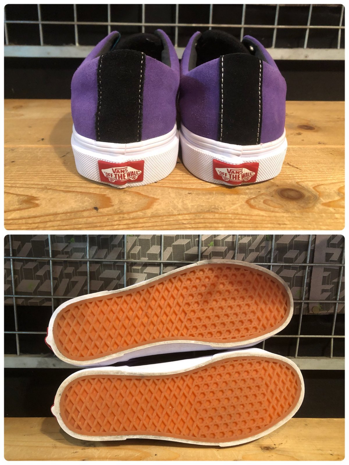 画像: 【35531-2615】VANS　LAMPIN　（ブラック/パープル）　USED
