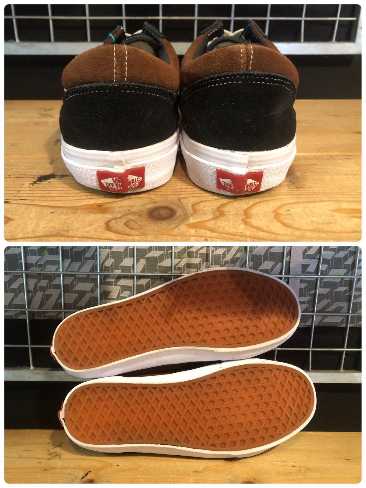 画像: 【35489-2618】VANS　OLD SKOOL SUEDE　（ブラウン/ブラック/ホワイト）　USED
